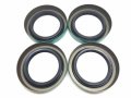 4-pc Grease Seals 10-19 171255tb Double Lip For 3500 Lb Axle
