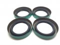 4-pc Grease Seals 10-19 171255tb Double Lip For 3500 Lb Axle
