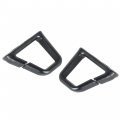 Waltyotur 2 Pcs 16817202 16817203 Convertible Ebony Black Seat Belt Shoulder Guides Replacement For Camaro Firebird 1993-2002
