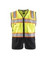 Blaklader Yellow Black Size 4xl Hivis Vest For Carpentry Construction 