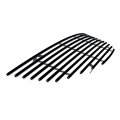 Hd Ridez For Nissan Altima 2010-2012 Sedan Main Upper Stainless Steel Black 8x6 Horizontal Billet Grille Insert Hdr-grnc3119j 