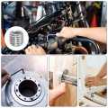 Uxcell 100pcs Hex Socket Grub Screw M10x10mm 304 Stainless Steel Head Set Screws Flat Point Bolt For Door Handles Light Fixture