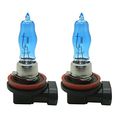Werfamily H8 High Performance Super White Halogen Hod Xenon Headlight Fog Light Bulb Set 35w 6000k Pack Of 2