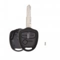 Uxcell New 3 Buttons Blank Key Fob Remote Control Case Shell Replacement For Mitsubishi Lancer Outlander Colt Evo Mirage