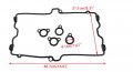 Cicitree Rubber Cylinder Head Valve Cover Seal Gasket Compatible For Suzuki Gsf600 Bandit 1995-2004