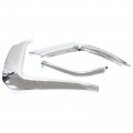 Chrome Front Right Upper And Lower Bumper Strip Trim Set