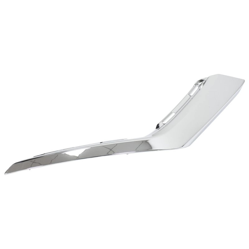 Chrome Front Right Upper And Lower Bumper Strip Trim Set
