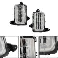 Front Left And Right Fog Lights Replacement For Sierra 1500 At4 Denali Slt 2019-2022 Light Clear With Wiring Kit Gm1038258 