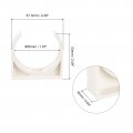 Uxcell 50mm Dia Ppr U-shaped Pipe Clamps Clips Fittings Hose Holder For Water Supply White 12 Pcs