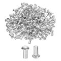 150 Pcs Brazier Head Solid Aluminum Rivets M4 Dia X 8mm Length Round Boat For Repairing Boats Machinery Aircraft Automobile 