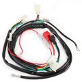 Electric Engine Start Wiring Loom Harness Pit Bike Motorcycle Atv Quad Connection Cdi Rectifier Solenoid Key Stop Button