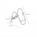 Uxcell Cross-connector Vertical Pipe Clip 4pcs Fit 1-5 8 42mm To Crossover Buckle Steel Cross Clamp For Greenhouse Awning