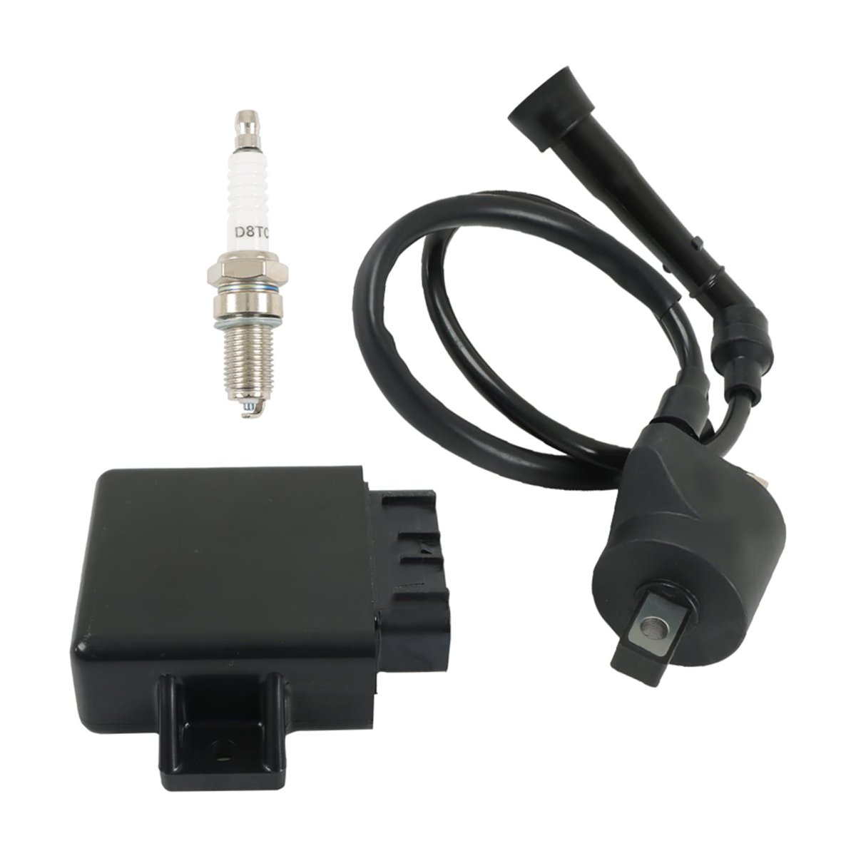 Cdi Box Ignition Coil Spark Plug And Cap Replacement For Predator 500 2005 2006 2007