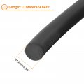 Uxcell Nitrile Rubber Seal Strip 14mm 0 55 Diameter X 3 Meters 9 84ft Long Round Solid Weather Stripping For Reduce Noise Shock