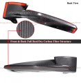 Real Carbon Fiber 2pc Add-on Front Bumper Lip Splitter Kit Compatible For 2021-2023 Bmw G80 M3 G82 G83 M4