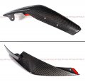 Real Carbon Fiber 2pc Add-on Front Bumper Lip Splitter Kit Compatible For 2021-2023 Bmw G80 M3 G82 G83 M4