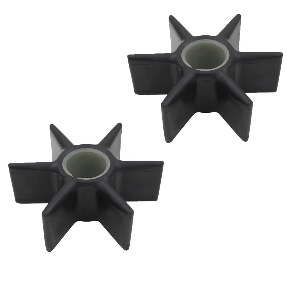 Water Pump Impeller 47-43026t2 18-3056 For Mercury Mariner 40-250 Hp 2 Pack Fits Honda 19210-zw1-003 And Johnson Omc Evinrude