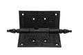 Wrought Iron Butt Hinge Black Victorian Steeple Tip Pack Of 3