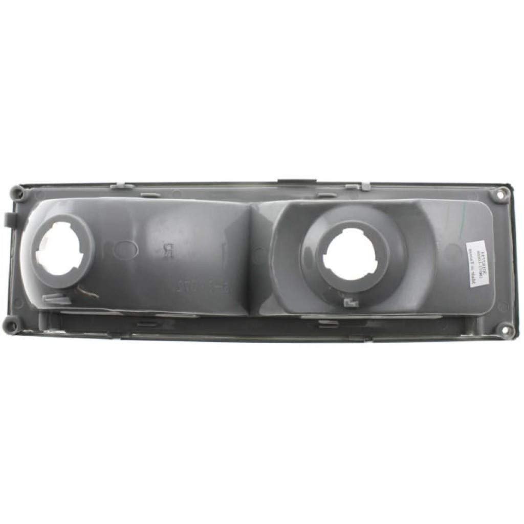 Turn Signal Light For Gmc K1500 K2500 K3500 1990 1991 1992 1993 Driver And Passenger Side Pair Clear Lens Composite Head Lights