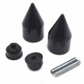 Httmt Black Spike Bar Ends Hand Grip Handlebar End Caps Compatible With Hond Cbr 600rr 2003-2013