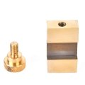 Brass Ruler Locating Block Woodworking Marking Locator Measuring Hand Hardware Tool Professional Accessories For Use