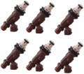 6pcs Replacement For Toyota Supra Lexus Gs300 Is300 24lb Fuel Injector 23250-46090