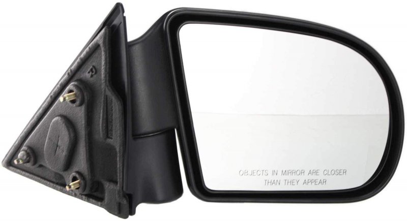 Passenger Side Mirror For Chevrolet S10 1999 2004 Blazer 2005 Gmc Sonoma Oldsmobile Bravada 2001 Jimmy 2000 Textured Black