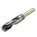 7 8 Drill Bit 1 2 Reduced 3-flat Shank 4241 High-speed Steel Bits Black And Gold Finish 118a Drill For Light-duty Machining 