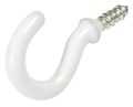 The Hillman Group 851846 3 4-inch Cup Hook White Vinyl 