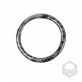 A Nvcnx Real Carbon Fiber Car Engine Start Stop Button Ignition Switch Frame Ring Cover Interior Trim Accessories Compatible