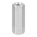 M12 X 1 75-pitch 50mm Length Coupling Nuts 1pcs 304 Stainless Steel Metric Hex Rod 