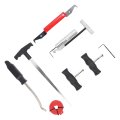 Windshield Removal Tool 7pcs Windscreen Tools Kit With Rubber Gasket Knife Cutting Wire Handles For Cars Light Trucks Tailgate