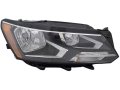 Right Passenger Side Halogen Headlight Assembly Clear Amber For 2016-2019 Volkswagen Passat Sedan 