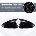 X Autohaux 1 Pair Car Rear View Driver Passenger Side Mirror Cover Cap Overlay Gloss Black For Kia Forte Cerato K3 2019 2020