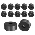 12pcs Rubber Spacers 35mm Od 10mm Id 15mm Height Round Anti Vibration Spacer Bushing Grommets Thick Washers For Home Car 