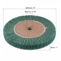 Uxcell 200mm X 25mm 240 Grit Non-woven Polishing Burnishing Wheel Abrasive Cloth Nylon Wire Drawing Flap For Stainless Steel