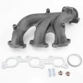 A-premium Front Rear Exhaust Manifold With Gaskets Compatible Toyota Land Cruiser 1995-1997 4 5l Lexus L50 1996-1997 4 Replace