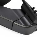 Hecasa Power Mirror Left Compatible With 2006-2010 Hummer H3 H3t Side Towing Replacement For 20836083 Black Driver