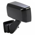 Hecasa Power Mirror Left Compatible With 2006-2010 Hummer H3 H3t Side Towing Replacement For 20836083 Black Driver