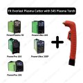 75pcs S45 Torch Electorde Nozzle Shield Cup Kit 0 8mm For Everlast Plasma Cutter With Trafimet Consumable