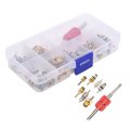Air Conditioning Valve Core R134a Kit 40pcs Replacement For Includes Remover Tool Enhanced Repair Efficiency