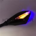 Httmt Mt242a- 10mm Motorcycle Led Turn Signal Rearview Side Mirrors Compatible With Suzuk Cruiser