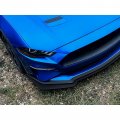 Kuafu Front Splitter Compatible With 2018-2023 Ford Mustang Gt Ecoboost Model W Performance Pack Lower Chin Spoiler Lip Valance
