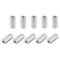 Uxcell M4x12mm Female-female Hex Nickel Plated Pcb Motherboard Spacer Standoff For Fpv Drone Quadcopter Computer Circuit Board