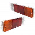 Tail Light Assembly Pair For 1986 To 1995 Suzuki Samurai With Bulbs Sz2800101 Sz2801101 35604 80022 35603 Driver And Passenger 