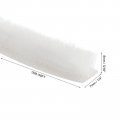 Uxcell Self Adhesive Brush Seal Weather Stripping 5 16 X 1 4 49ft Door Strip For Sliding Sash Window Wardrobe White
