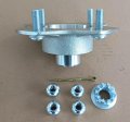 Rear Right Axle Wheel Hub With 5 Nuts For Honda Trx420 Rancher Trx500 And Trx520 Atvs Replaces 42610-hr3-a20 Fits Trx420fa