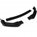 Ocpty 3pcs Pp Car Front Bumper Spoiler Lip Fit For 2014-2017 Infiniti Q50 Base