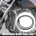 X Autohaux Brake Hose Motorcycle Hydraulic Line Oil Pipe With Spring Protection Fitting For Atv Motocross Racing Bike 180cm