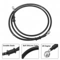 X Autohaux Brake Hose Motorcycle Hydraulic Line Oil Pipe With Spring Protection Fitting For Atv Motocross Racing Bike 180cm